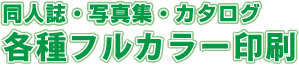 各種フルカラー印刷